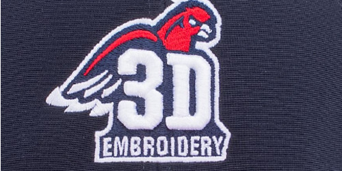 Pacific Headwear 3D embroidery
