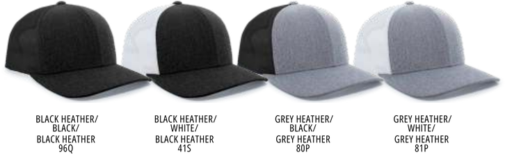 Pacific 110C Heather Snapback Hat Colors