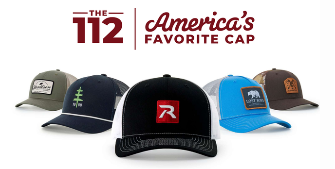 Richardson 112 Trucker Hat &ndash; Classic Mesh Snapback Cap with Custom Embroidery Options
