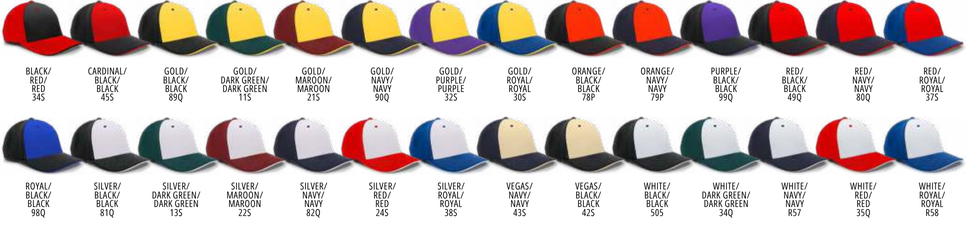 398F Hat Colors