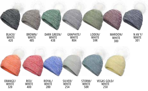 P604K Beanie Colors