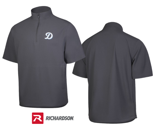 Richardson PTS Baseball Barrage Wind Shirt featuring lightweight, wind-resistant fabric, moisture-wicking technology, and an athletic fit for comfort and performance in any weather conditions.