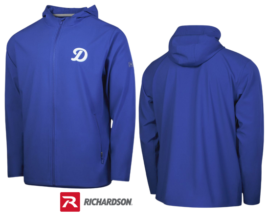 Richardson PTS Baseball Barrage Wind Jacket featuring lightweight, wind-resistant fabric, moisture-wicking properties, and an athletic fit for optimal comfort, performance, and protection during any weather conditions.