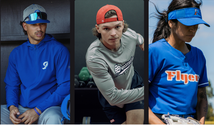 A collection of Richardson PTS Series baseball hats displayed in various colors and styles. The hats feature a structured, high-performance design with moisture-wicking fabric, stretch-fit comfort, and a professional, athletic look. Some hats include team logos and custom embroidery, emphasizing their popularity among baseball teams and sports organizations. The image showcases the PTS20, PTS30, and PTS50 models, highlighting their durability and sleek appearance on and off the field.