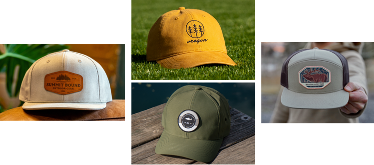 A collection of Richardson hats showcasing various styles, colors, and customization options. From classic trucker hats to modern snapbacks, Richardson offers a wide selection of premium headwear perfect for teams, brands, and individuals.