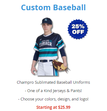 champro sublimated uniform sale