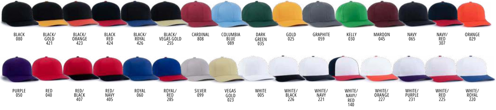 P322 Hat Colors