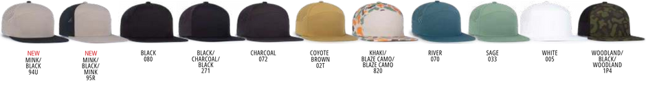 P788 Hat Colors