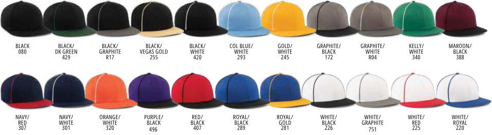 P820 Hat Colors