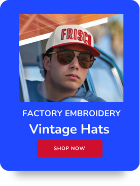 Custom Vintage Hats by Pacific Headwear & Cap America Custom Vintage Hats