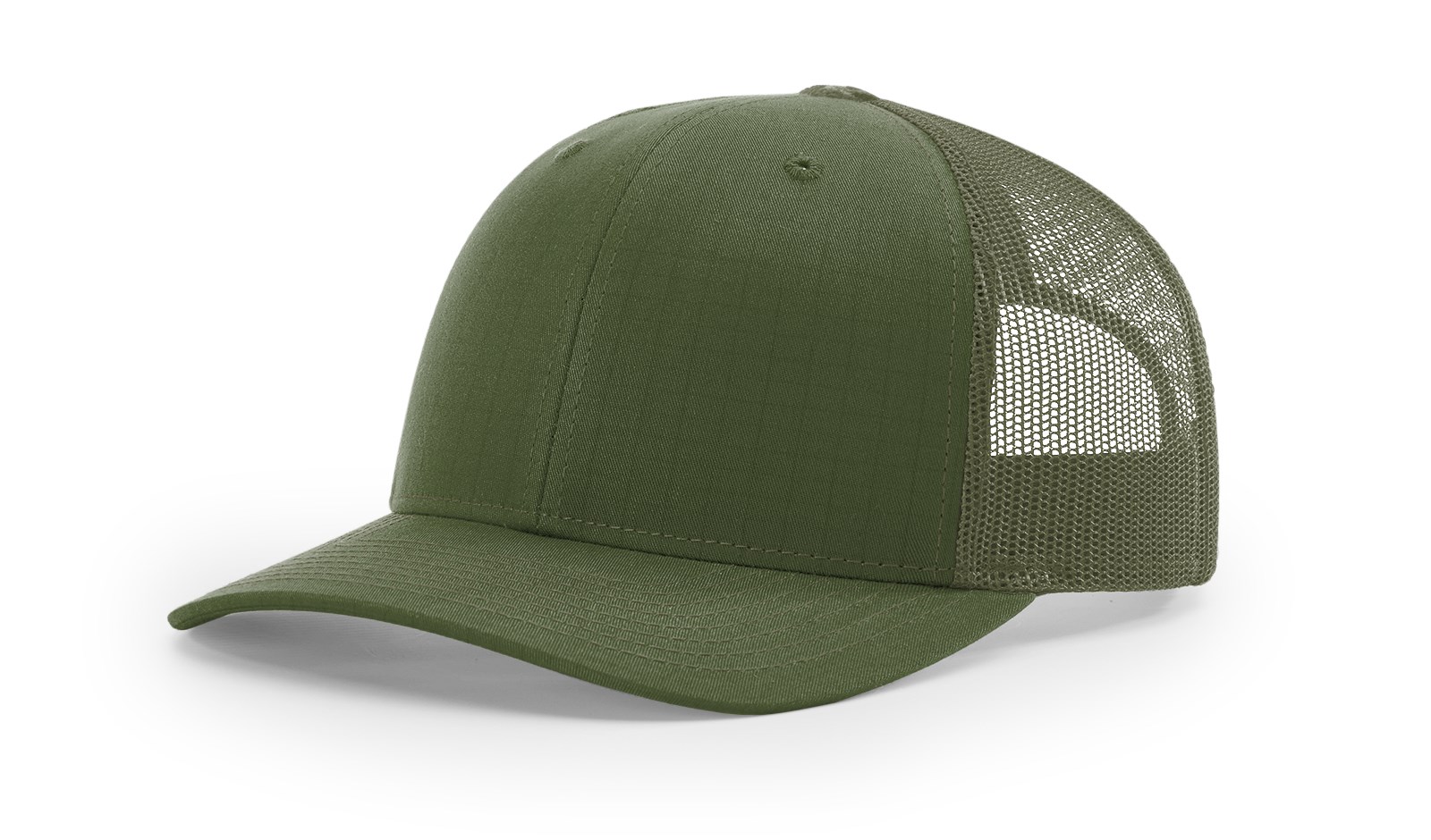 Richardson 112T Tactical Trucker Hat - Army Olive | Durable