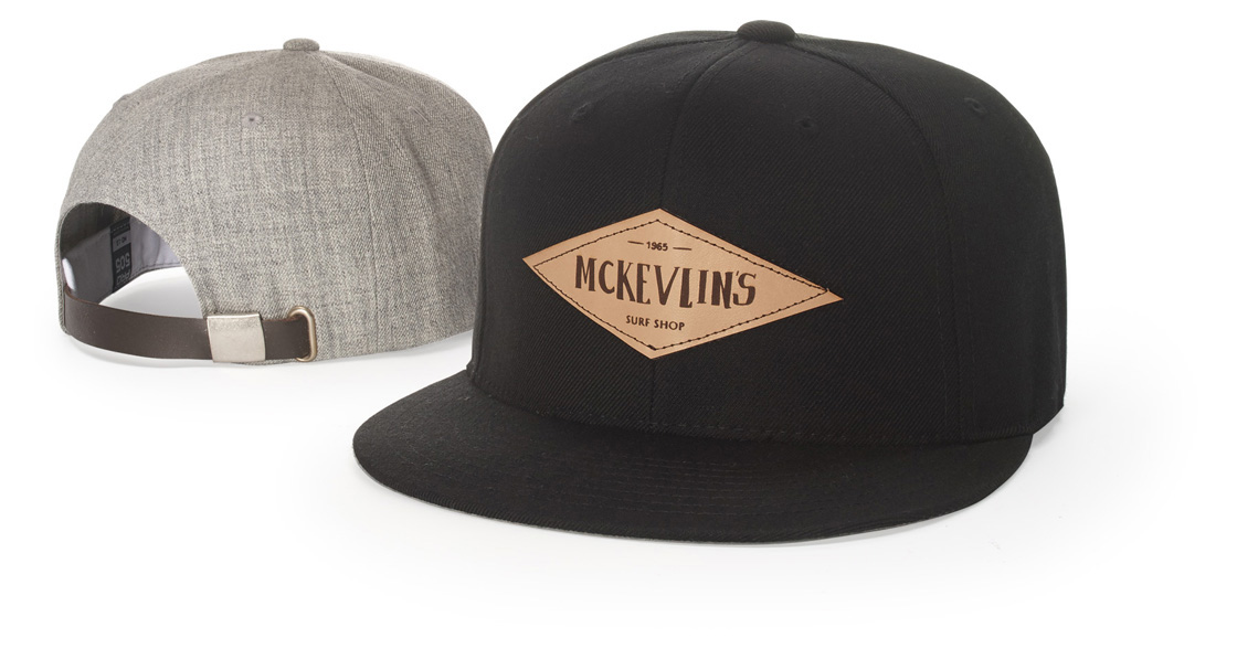 505 Wool Flat Strapback Adjustable Hat by Richardson Caps