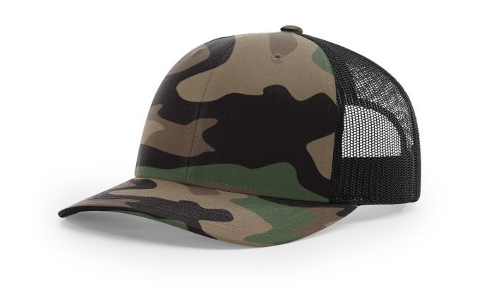 Richardson 112P Wholesale Digital Camo Trucker Mesh Hat