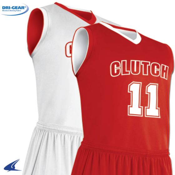 Buy Clutch Z-Cloth Dri Gear Reversible Basketball Jersey by