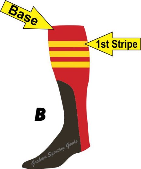 Jambières Baseball TCK - Taille M - Couleurs Graphite/Rouge/Or - 5 Pouces - Neuves