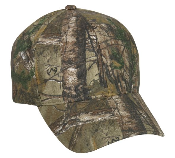 Camo Cotton Twill Adjustable Hat by OC Sports 350