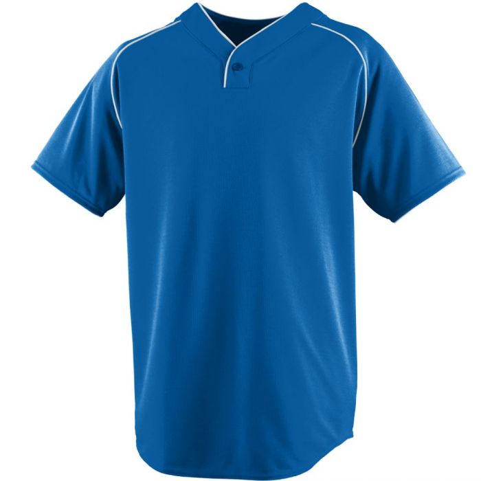 Buy Performance Wicking 1-Button Baseball Jersey by Augusta Sportswear  Style Number 554