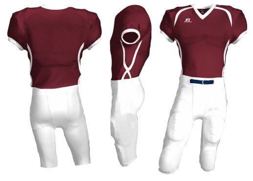Color Block Football Game Jersey by Russell Athletics, Team Discounts  Available