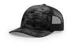 Richardson 112PFP Typhon/Black Trucker Mesh Hat
