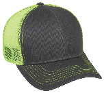 Cotton Twill Trucker Mesh Adjustable Hat by OC Sports MBW-600