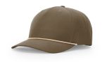 Richardson 355 Dark Loden/Tannin-Grey Laser Perforated Performance Rope Hat