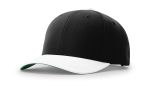 Richardson 512 Surge Snapback Hat – Snapback Adjustable, Moisture-Wicking Performance Cap - Free Shipping - Black/White