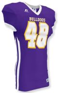 Adult Compression Color Block Game Football Jersey by Russell Athletics | Style Number S48SMMK