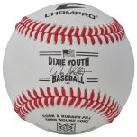 CHAMPRO DIXIE LEAGUE APPROVED BASEBALL - FULL GRAIN LEATHER COVER - CATEGORY 1 CBB-200DYL 1(dozen)