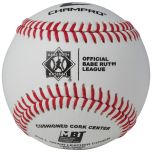 CHAMPRO BABE RUTH - DOUBLE CUSHION CORK CORE - FULL GRAIN LEATHER COVER CBB-300BR 1(dozen) FREE SHIPPING