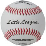 CHAMPRO LITTLE LEAGUE® - DOUBLE CUSHION CORK CORE - FULL GRAIN LEATHER COVER CBB-300LL 1-(Dozen) FREE SHIPPING