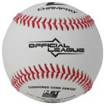 CHAMPRO OFFICIAL LEAGUE - DOUBLE CUSHION CORK CORE - FULL GRAIN LEATHER COVER - FLAT SEAM CBB-301 1(dozen)FREE SHIPPING