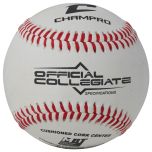 Champro COLLEGIATE SPECIFICATIONS - FULL GRAIN LEATHER COVER - FLAT SEAM CBB-501 1(dozen) FREE SHIPPING