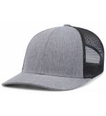 Pacific Headwear 210C Grey Heather Black Grey Heather