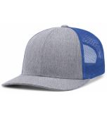 Pacific Headwear 210C Grey Heather Royal Grey Heather
