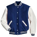 Award Varsity Letter Jacket with Vinyl Sleeves by Holloway Style Number 224181
