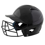 CHAMPRO HX ROOKIE BASEBALL HELMET W/FACEMASK; UNCOATED HXUFM