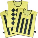 CHAMPRO SIDELINE OFFICIAL PINNIES (SET OF 3, 1 DIAMOND/2 STRIPED) P422
