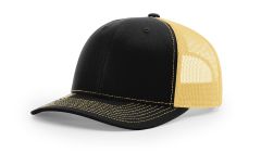 Richardson 112 Wholesale Black/Vegas Gold Hat