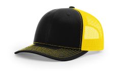 Richardson 112 Wholesale Black/Yellow Hat