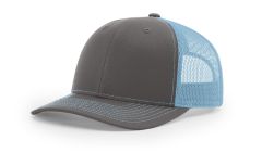 Richardson 112 Wholesale Charcoal/Columbia Blue Hat