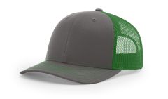 Richardson 112 Wholesale Charcoal/Kelly Hat