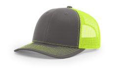 Richardson 112 Wholesale Charcoal/Neon Yellow Hat