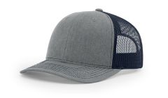 Richardson 112 Wholesale Heather Grey/Navy Hat