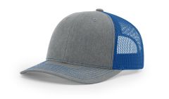 Richardson 112 Wholesale Heather Grey/Royal Hat