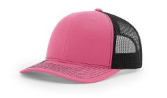 Richardson 112 Wholesale Hot Pink/Black Hat