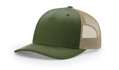 Richardson 112FP Army Olive Trucker Mesh Hat