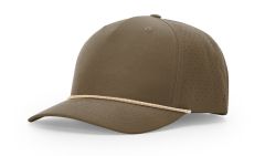 Richardson 355 Dark Loden/Tannin-Grey Laser Perforated Performance Rope Hat FREE SHIPPING