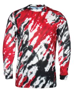 Tie Dri Long Sleeve Performance Shirt by Badger Sport Style Number 4185