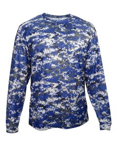 Youth Digital Camo Long Sleeve Performance Shirt by Badger Sport Style Number 2184