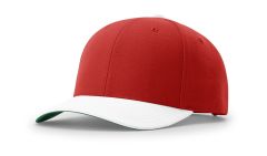 Richardson 512 Surge Snapback Hat – Snapback Adjustable, Moisture-Wicking Performance Cap - Free Shipping - Red/White